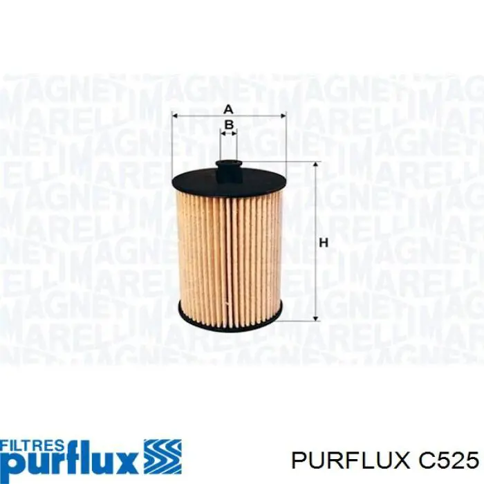 Filtro combustible C525 Purflux