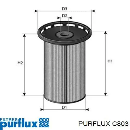 C803 Purflux топливный фильтр