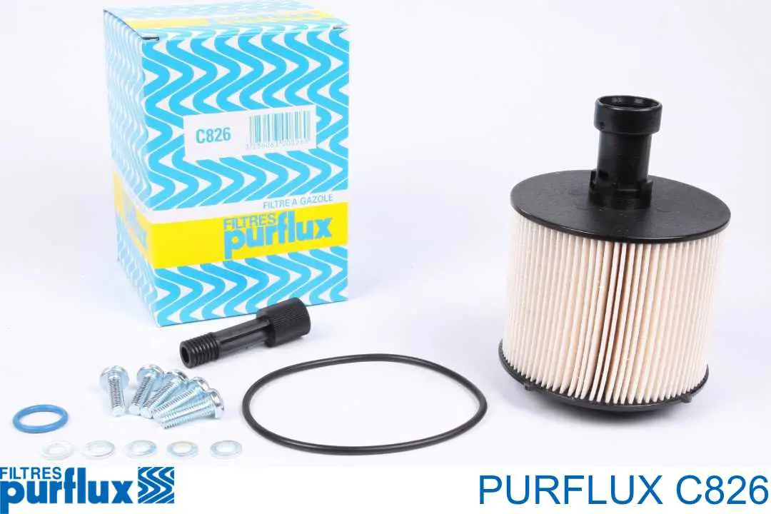 C826 Purflux топливный фильтр