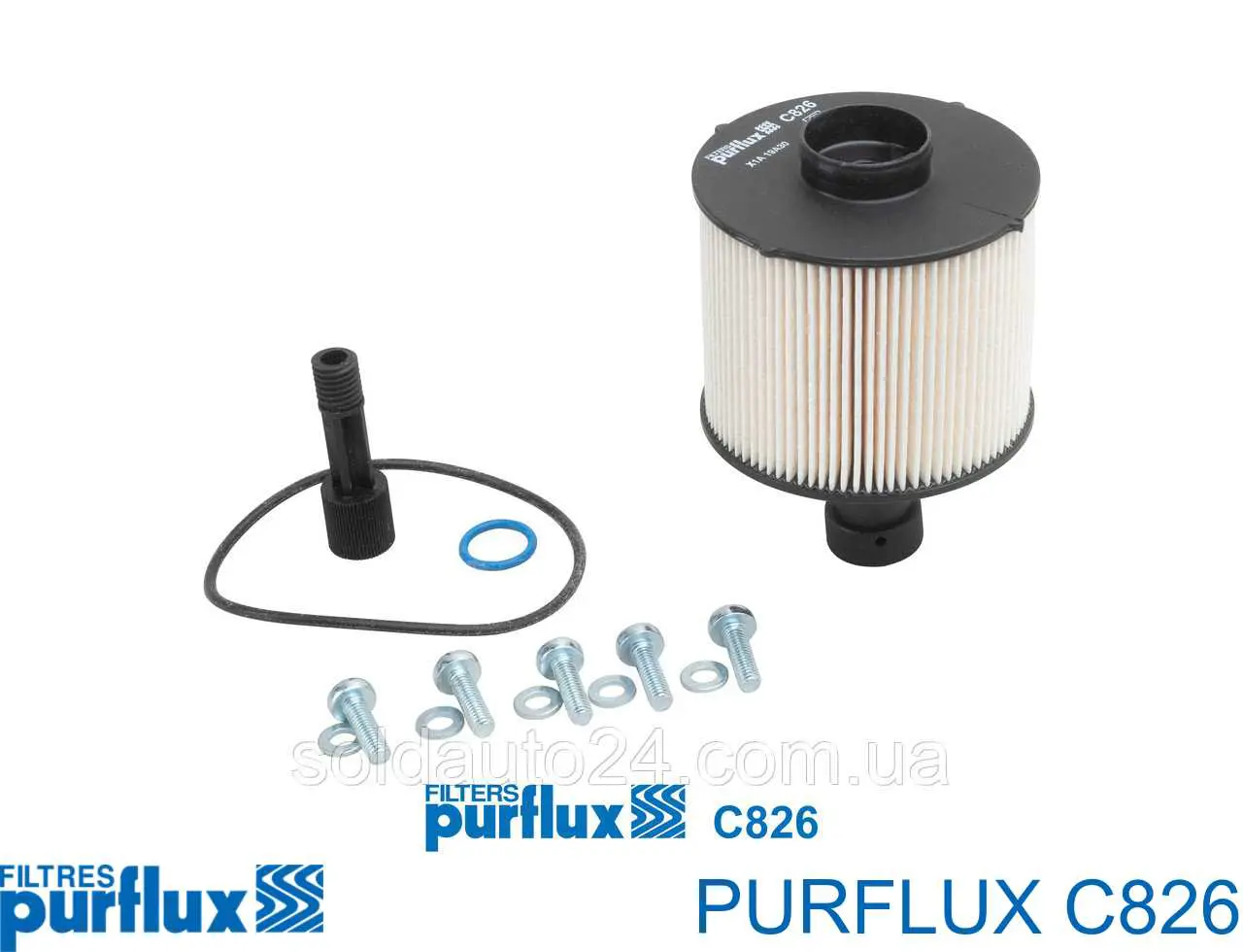 C826 Purflux Фильтр топлива