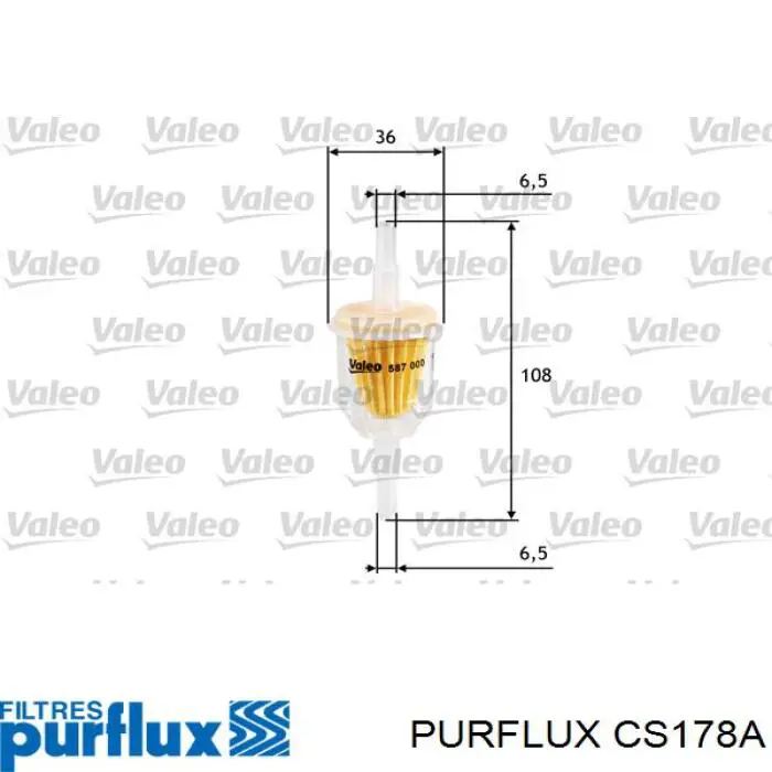 CS178A Purflux Фильтр топлива