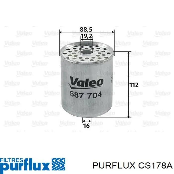 Топливный фильтр CS178A Purflux