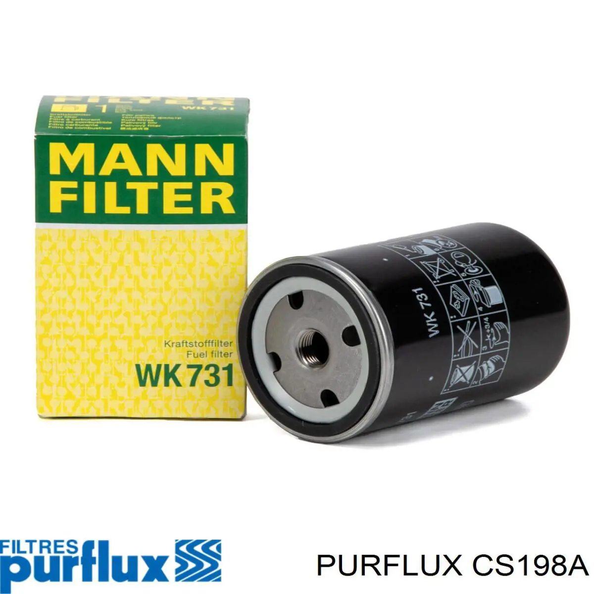 CS198A Purflux Фильтр топлива
