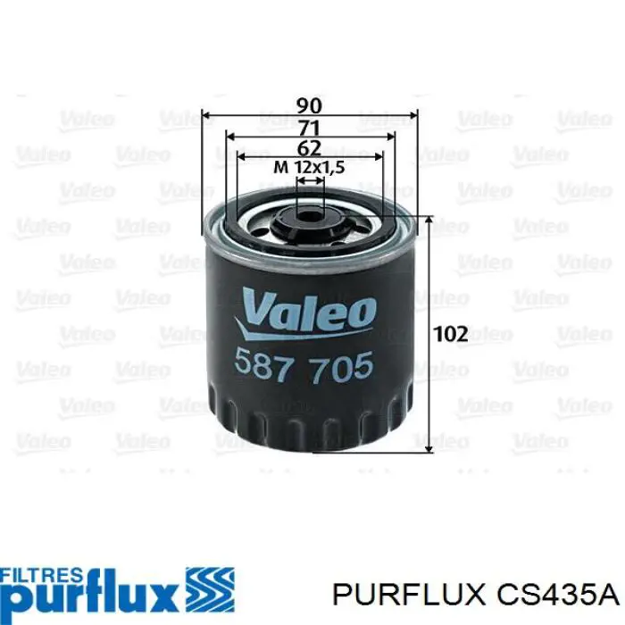 Топливный фильтр CS435A Purflux
