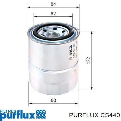 CS440 Purflux Фильтр топлива