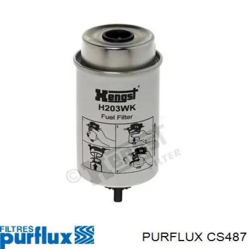Фильтр тонкой очистки топлива Purflux CS487 цена, от 18.32 USD