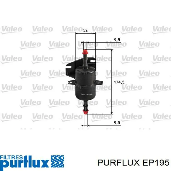 EP195 Purflux топливный фильтр