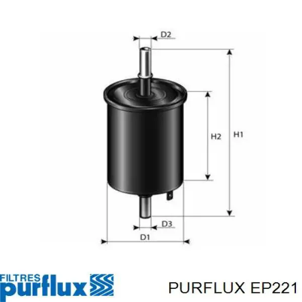 EP221 Purflux Фильтр топлива