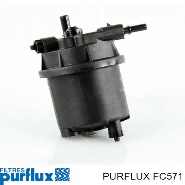 Caja, filtro de combustible FC571 Purflux