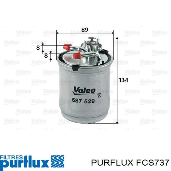 FCS737 Purflux Фильтр топлива