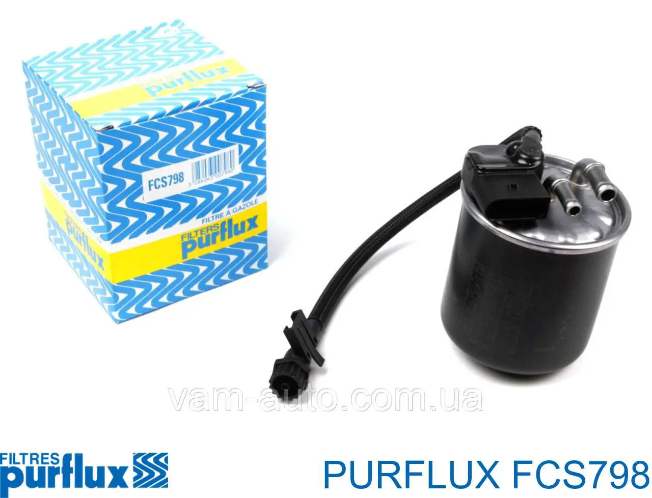 Фильтр тонкой очистки топлива Purflux FCS798 цена, от 55.21 USD