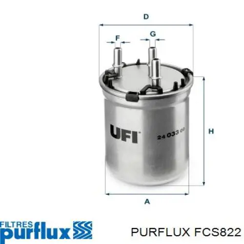 FCS822 Purflux Фильтр топлива