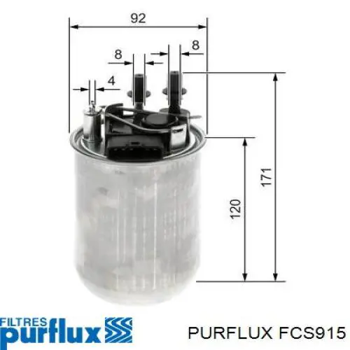 Топливный фильтр FCS915 Purflux