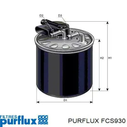 FCS930 Purflux filtro de combustível