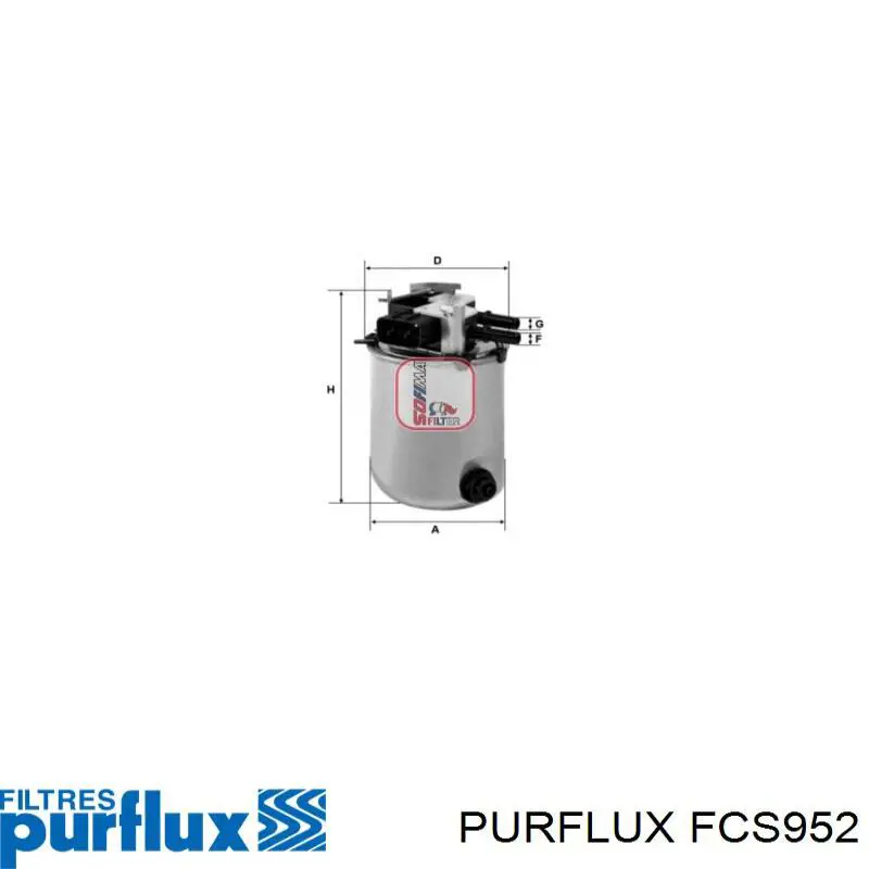 FCS952 Purflux Фильтр топлива