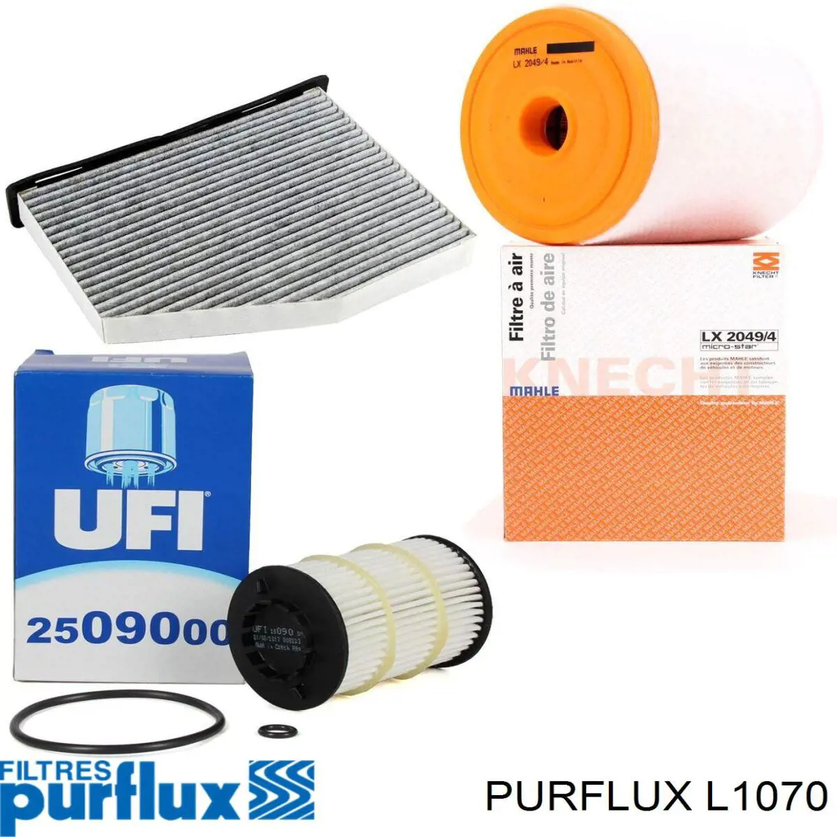 L1070 Purflux Масляный фильтр двигателя