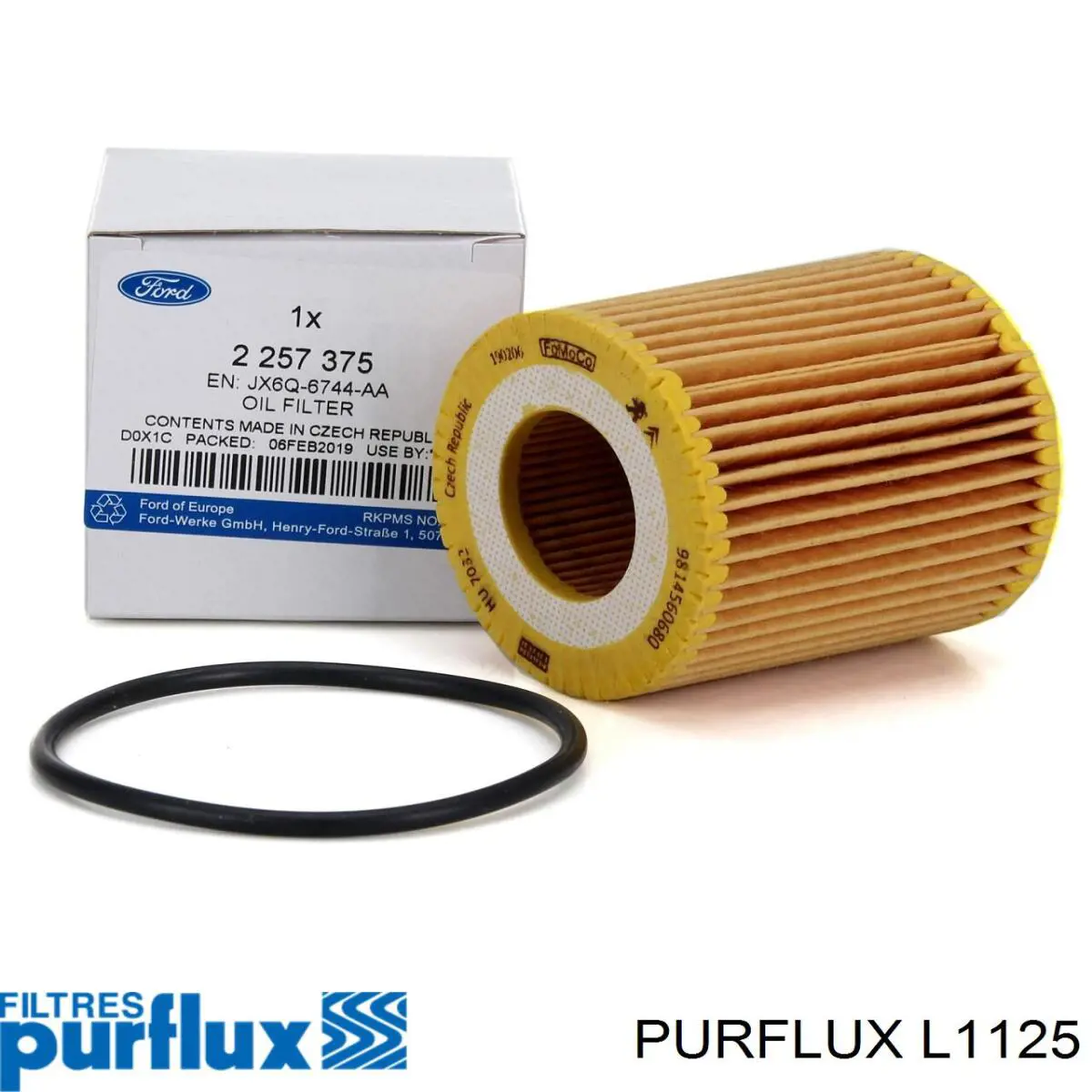 Filtro de aceite L1125 Purflux