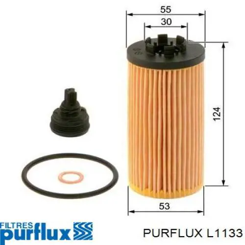 Масляный фильтр L1133 Purflux