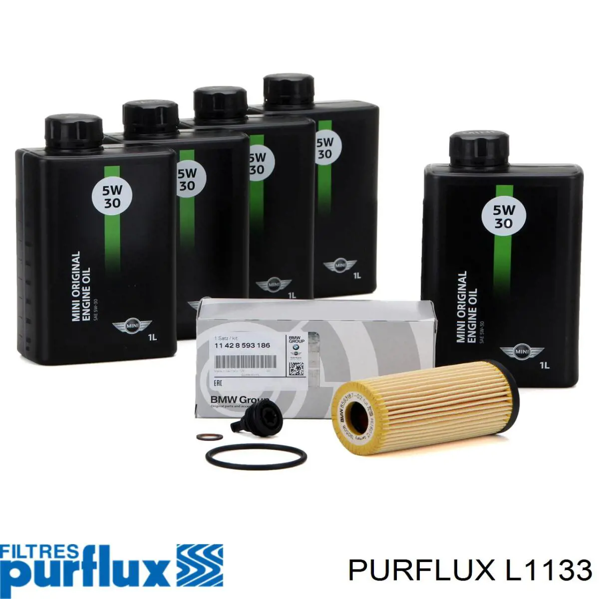 L1133 Purflux Масляный фильтр двигателя