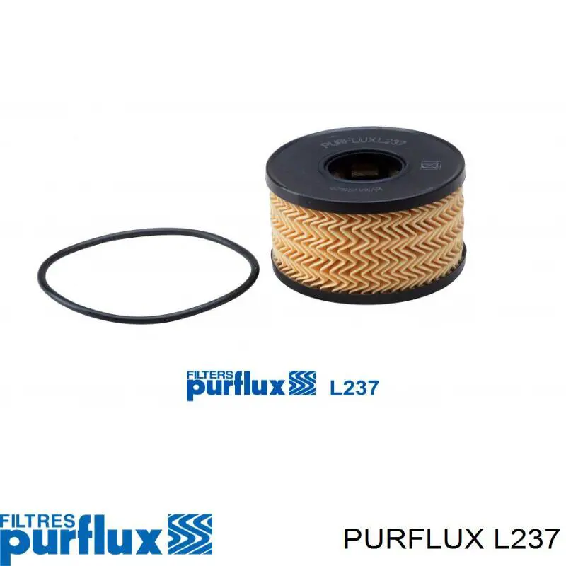 Filtro de aceite L237 Purflux