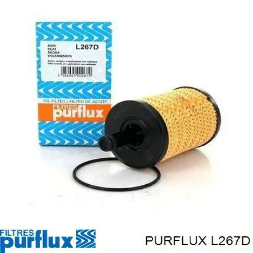 Filtro de aceite L267D Purflux