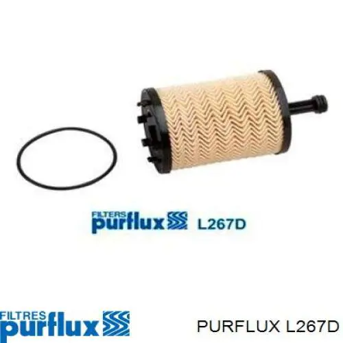 L267D Purflux Масляный фильтр двигателя
