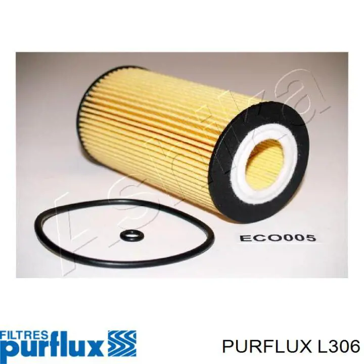 L306 Purflux Масляный фильтр двигателя