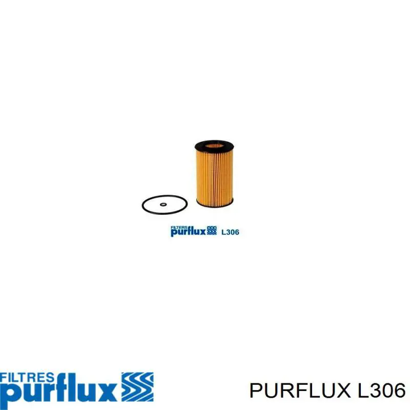 Filtro de aceite L306 Purflux