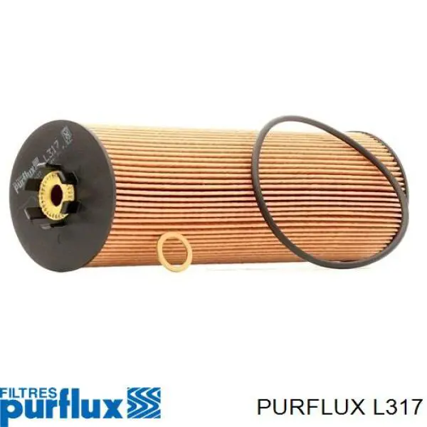 L317 Purflux Масляный фильтр двигателя