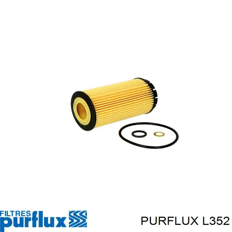 L352 Purflux Масляный фильтр двигателя