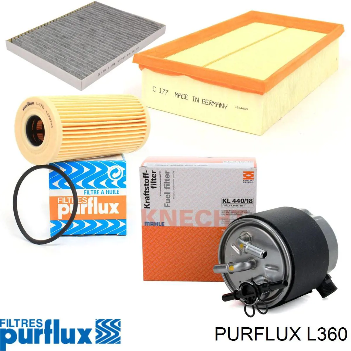 Фильтр очистки масла центробежный Purflux L360 цена, от 7.05 USD