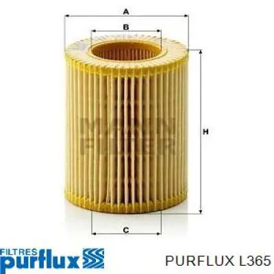 Масляный фильтр L365 Purflux