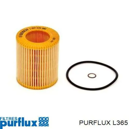 L365 Purflux Масляный фильтр двигателя
