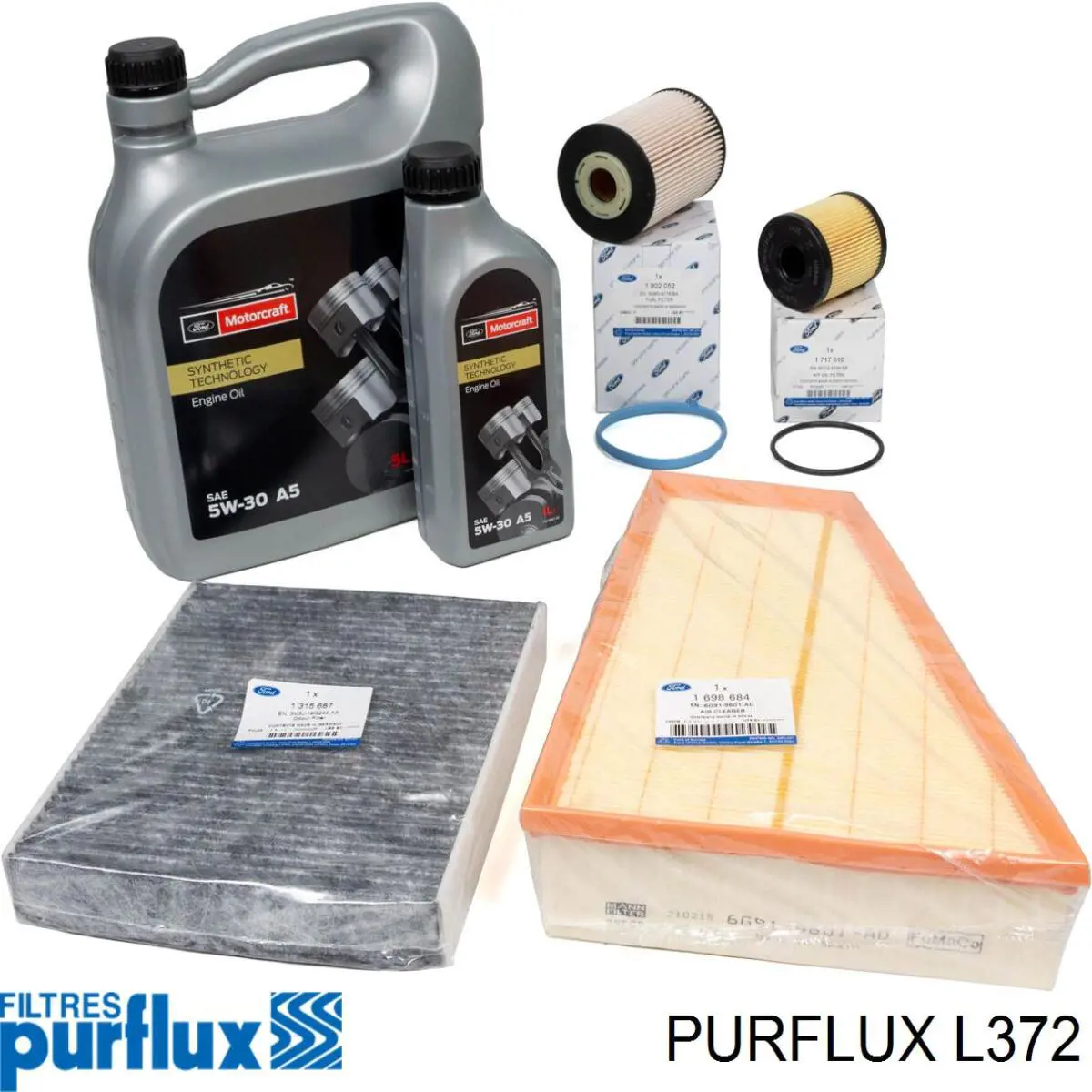 L372 Purflux Масляный фильтр двигателя