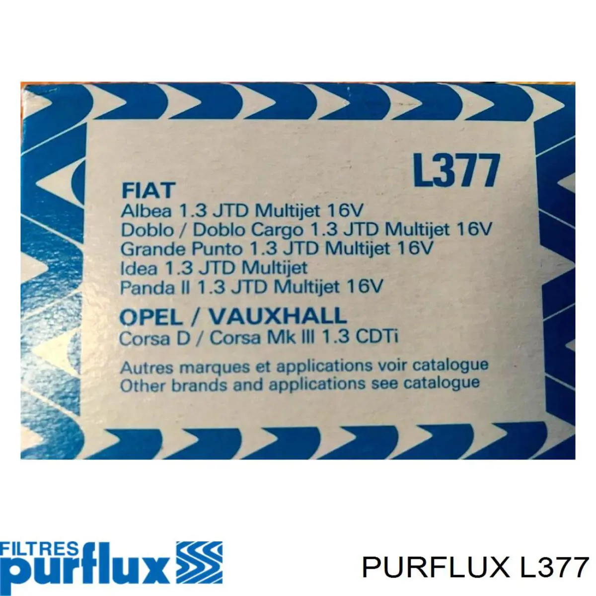 L377 Purflux Масляный фильтр двигателя