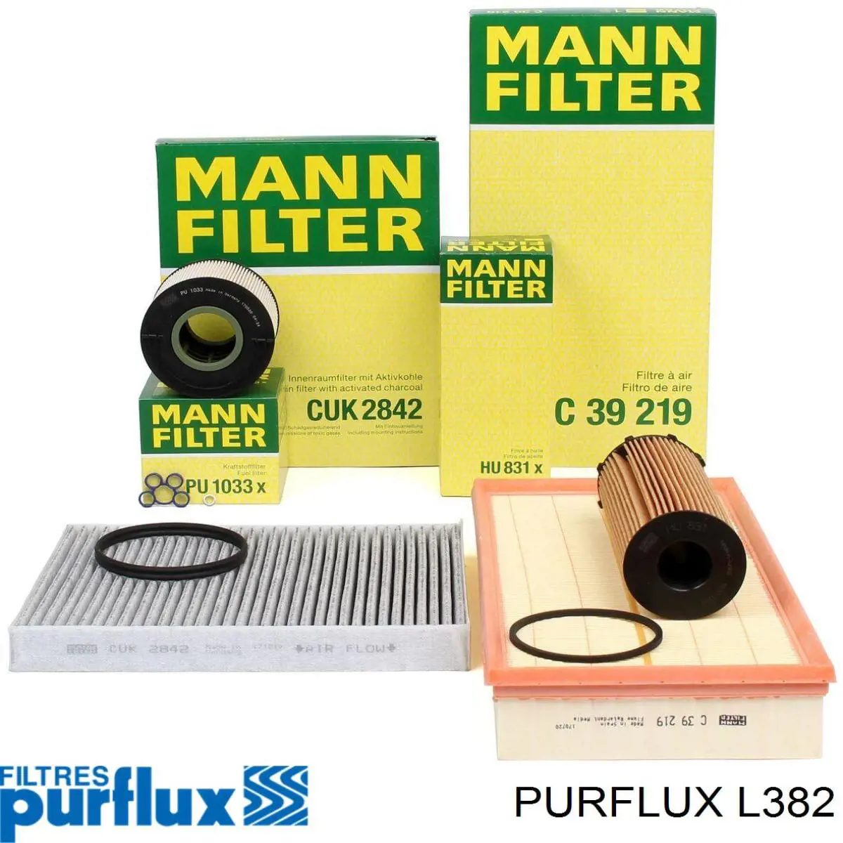 Масляный фильтр L382 Purflux