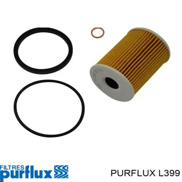 L399 Purflux Масляный фильтр двигателя