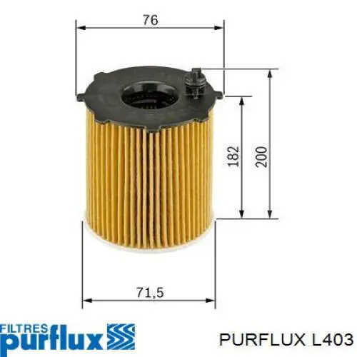 Filtro de aceite L403 Purflux