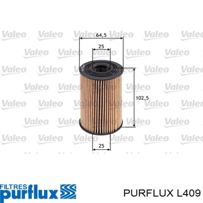 Масляный фильтр L409 Purflux