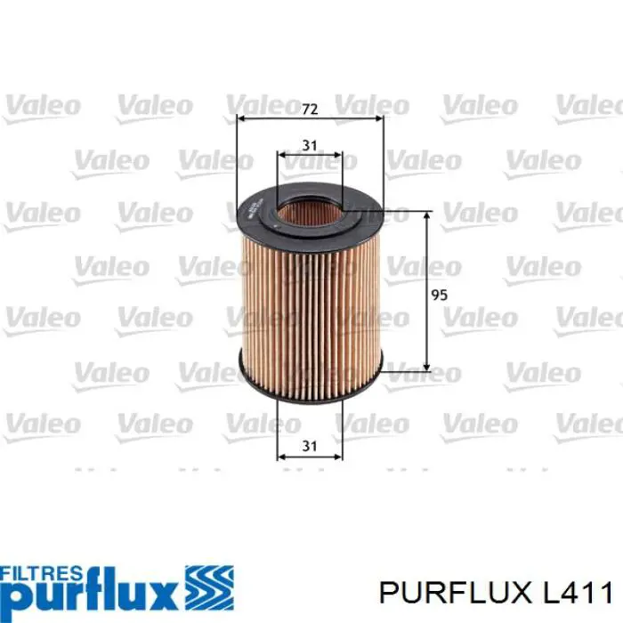 Фильтр очистки масла центробежный Purflux L411 цена, от 7.04 USD