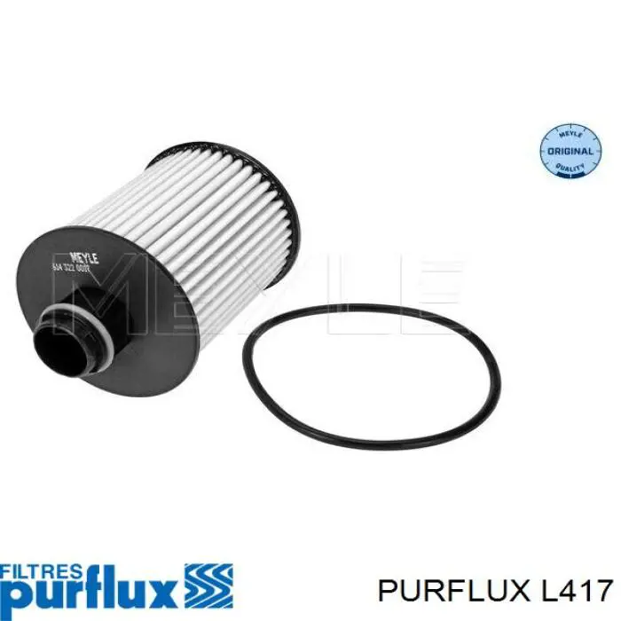 L417 Purflux Масляный фильтр двигателя