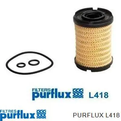 L418 Purflux Масляный фильтр двигателя