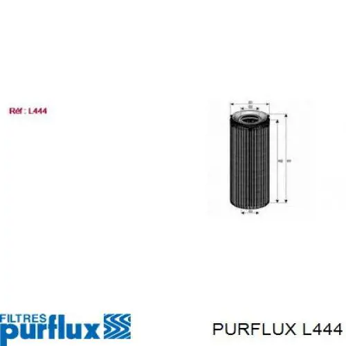 L444 Purflux масляный фильтр