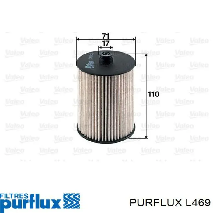L469 Purflux топливный фильтр