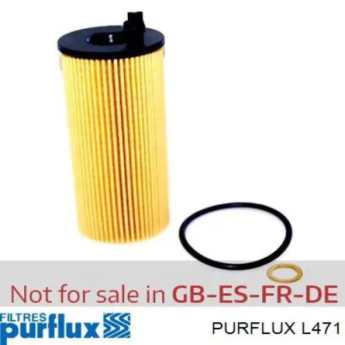 L471 Purflux Масляный фильтр двигателя