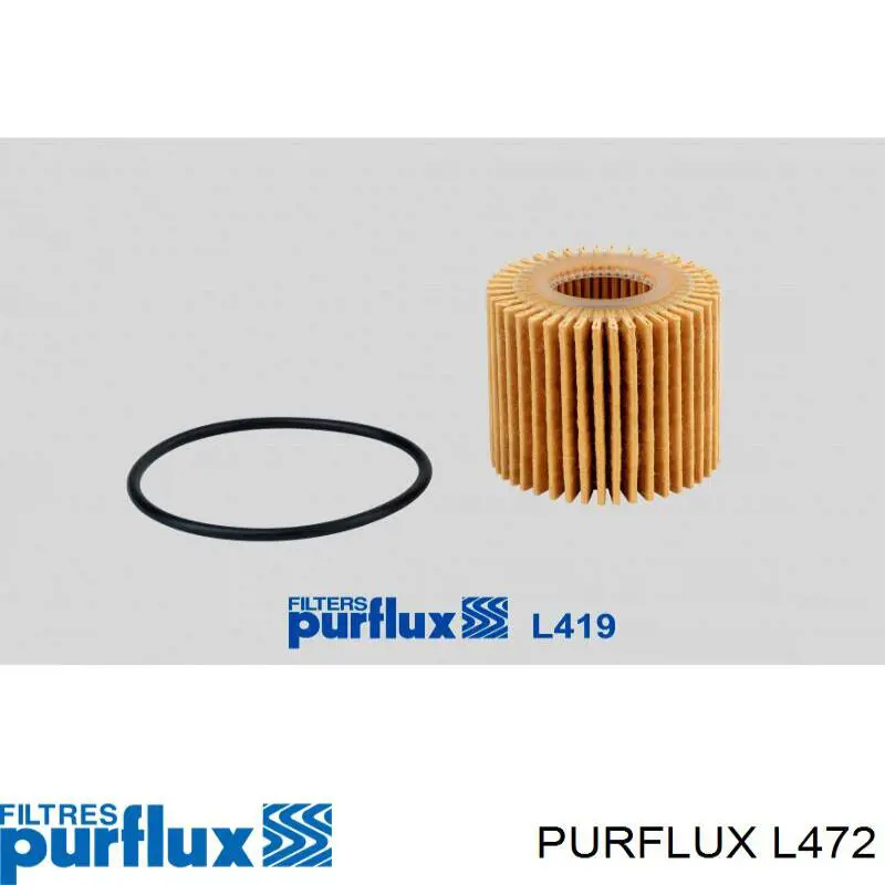 L472 Purflux Масляный фильтр двигателя