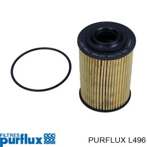 L496 Purflux Масляный фильтр двигателя