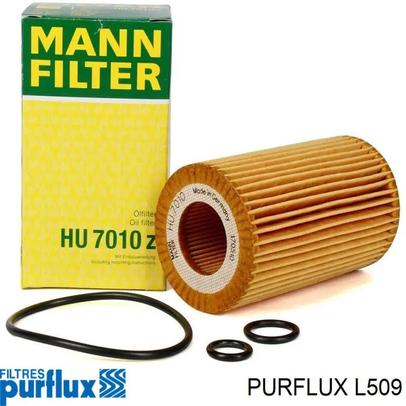 L509 Purflux Масляный фильтр двигателя