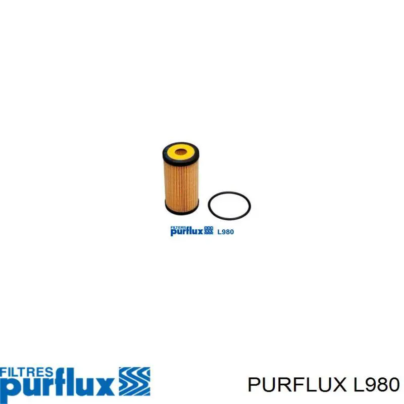 L980 Purflux Масляный фильтр двигателя