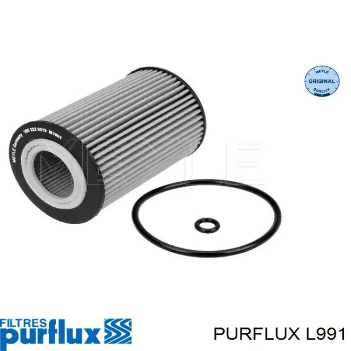 L991 Purflux Масляный фильтр двигателя